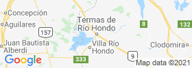 Termas De Rio Hondo map